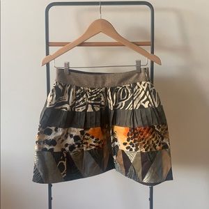 Diane von Furstenburg Meggy Patchwork Skirt